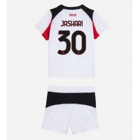 AC Milan Ardon Jashari #30 Vonkajší Detský futbalový dres 2025-26 Krátky Rukáv (+ trenírky)